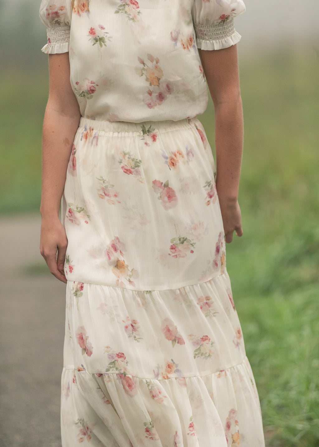 Helena Tiered Maxi Skirt